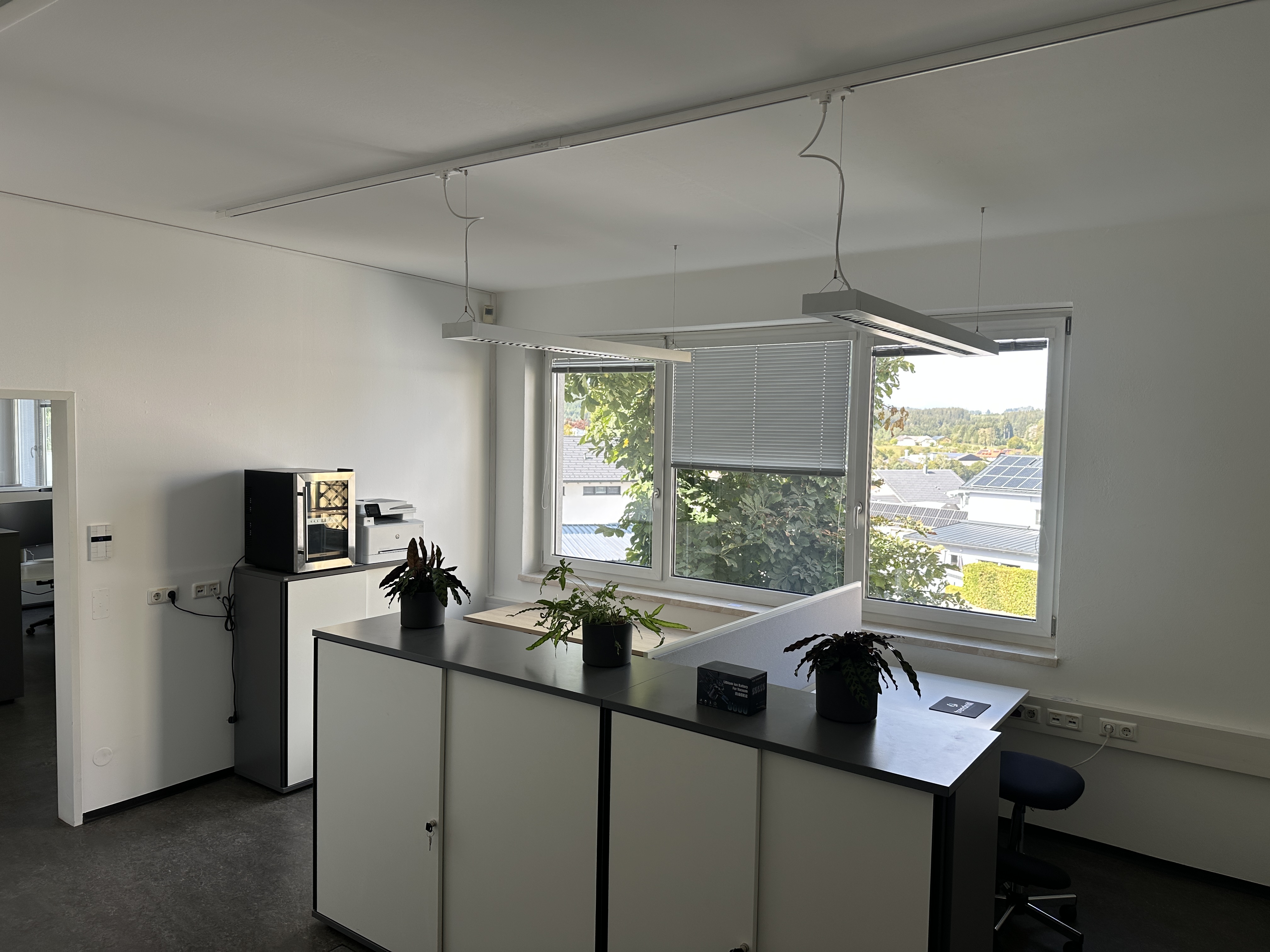 Trendmill-Büro, Fassade mit Logo in Bad Leonfelden